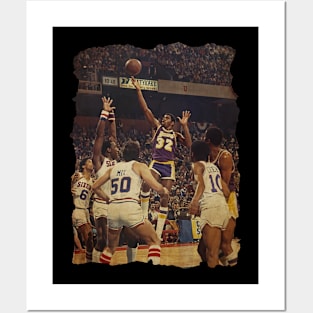 Magic Johnson vs Sixers - NBA Finals Game 6, 1980 Vintage Posters and Art